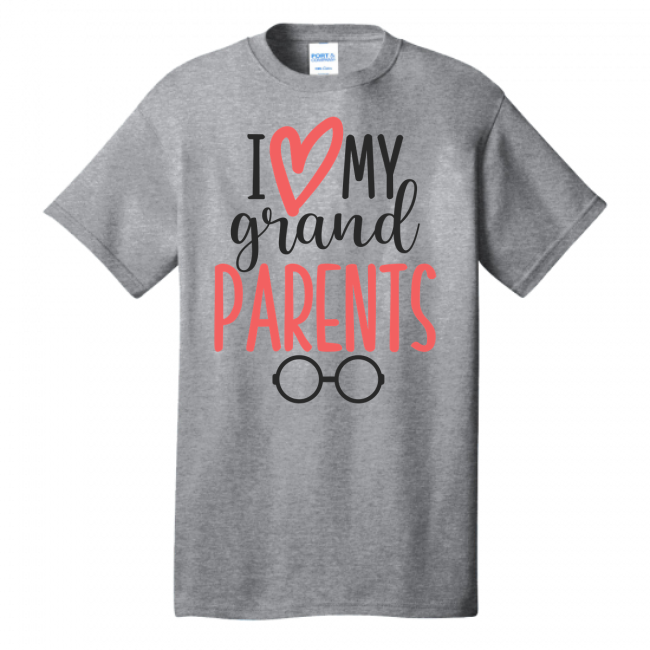 I love my grandparents day saying svg designs