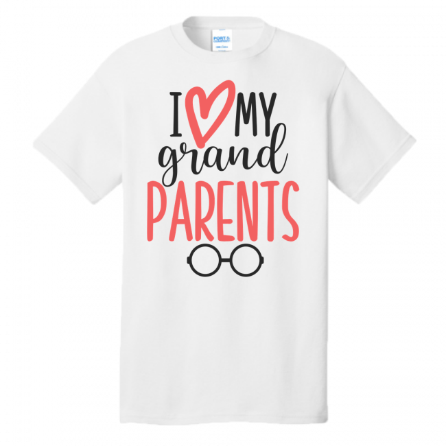 I love my grandparents day saying svg designs