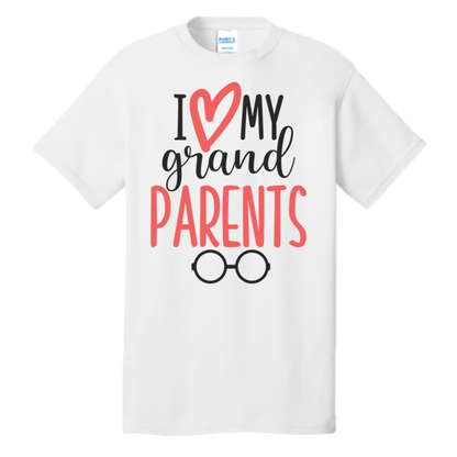 I love my grandparents day saying svg designs